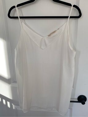 Soft Surroundings White V-Neck Camisole